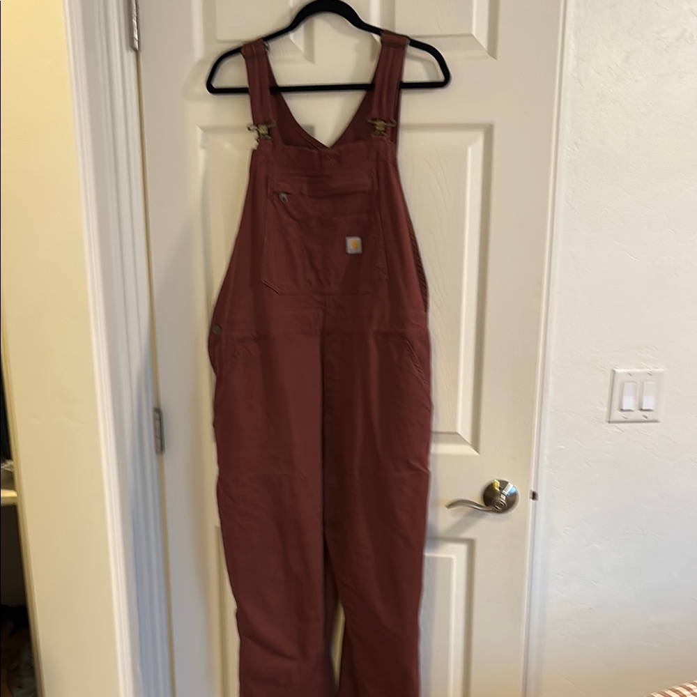 Carhartt Women's Rugged Flex® Loose Fit Canvas Bib Overall